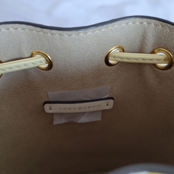 Tory Burch T Monogram Degrade Mini Bucket Bag - Picture 12 of 16